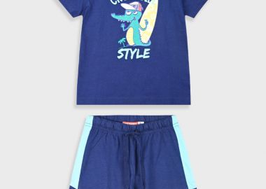 Σετ με τύπωμα για αγόρι | ΜΠΛΕ - Energiers - 